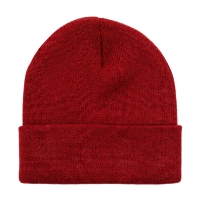 Шапка вязаная Китай, цвет темно-красный